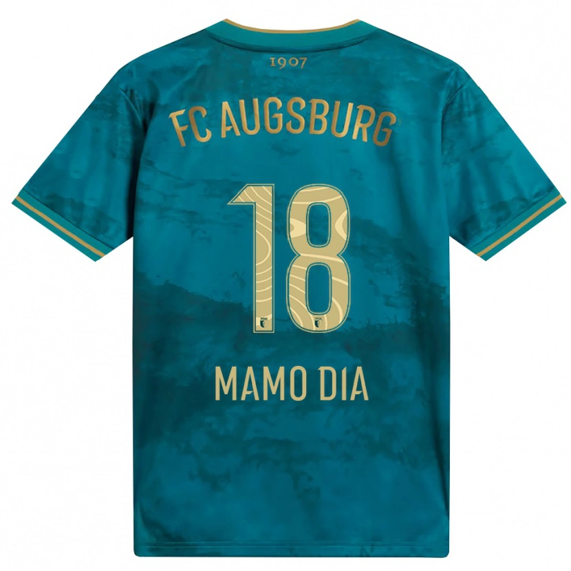 Danxen Mujer Camiseta Amadou Mamo Dia #18 Verde Marrón 2ª Equipación 2026/27 La Camisa México
