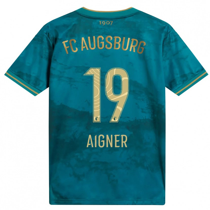 Danxen Mujer Camiseta Lukas Aigner #19 Verde Marrón 2ª Equipación 2026/27 La Camisa México