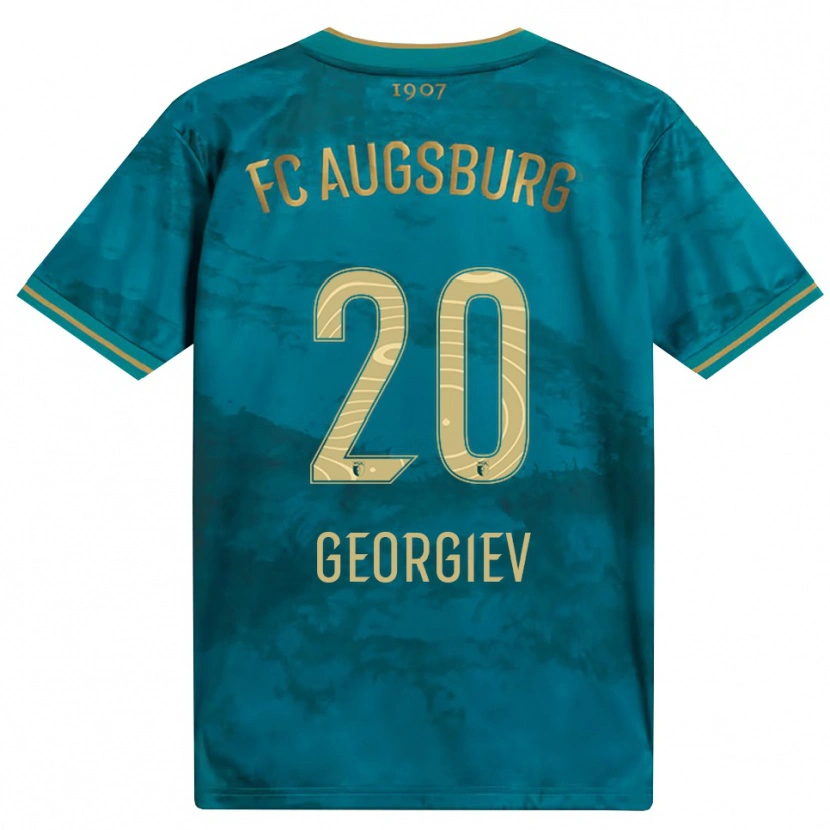 Danxen Mujer Camiseta Bojan Georgiev #20 Verde Marrón 2ª Equipación 2026/27 La Camisa México