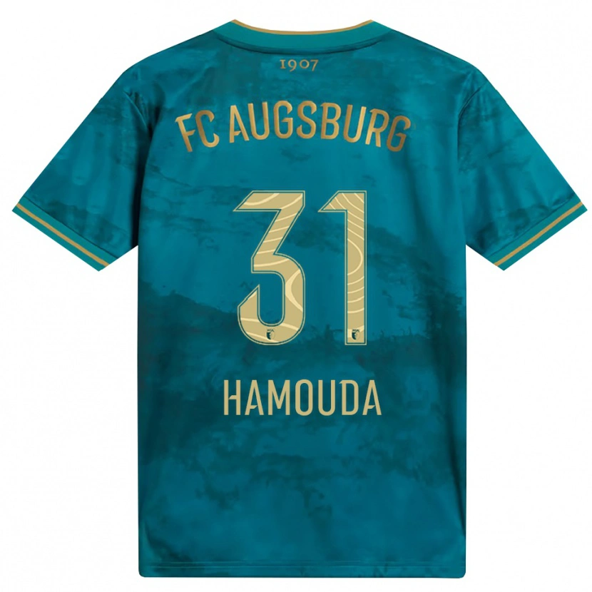 Danxen Mujer Camiseta Hania Hamouda #31 Verde Marrón 2ª Equipación 2026/27 La Camisa México
