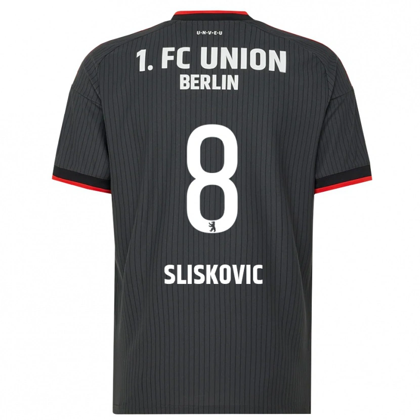 Danxen Mujer Camiseta Duje Sliskovic #8 Negro Blanco Rojo 2ª Equipación 2026/27 La Camisa México