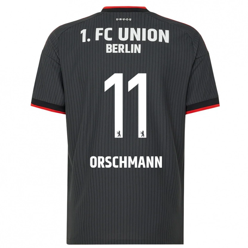 Danxen Mujer Camiseta Dina Orschmann #11 Negro Blanco Rojo 2ª Equipación 2026/27 La Camisa México
