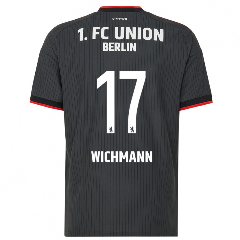 Danxen Mujer Camiseta Julius Wichmann #17 Negro Blanco Rojo 2ª Equipación 2026/27 La Camisa México