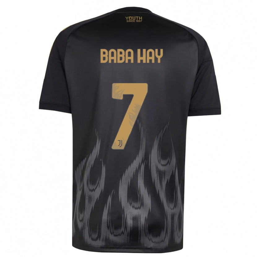 Danxen Mujer Camiseta Amir Baba Hay #7 Negro Marrón Equipación Tercera 2026/27 La Camisa México