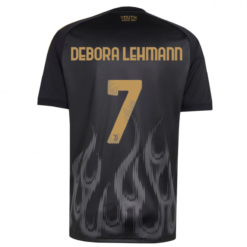 Danxen Mujer Camiseta Alisha Debora Lehmann #7 Negro Marrón Equipación Tercera 2026/27 La Camisa México