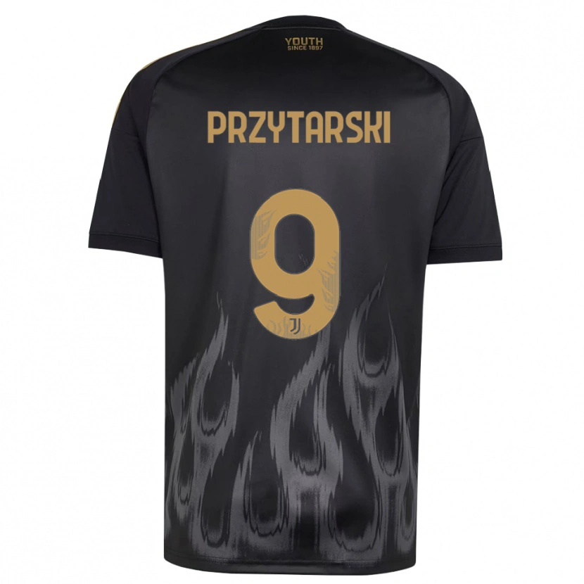 Danxen Mujer Camiseta Aleksander Przytarski #9 Negro Marrón Equipación Tercera 2026/27 La Camisa México