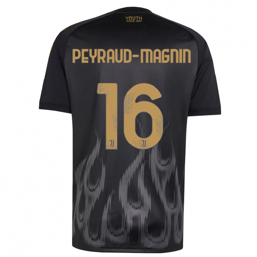 Danxen Mujer Camiseta Pauline Peyraud-Magnin #16 Negro Marrón Equipación Tercera 2026/27 La Camisa México
