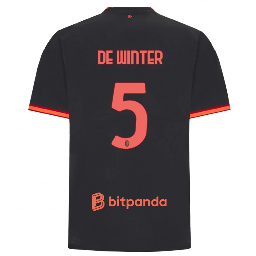 Danxen Mujer Camiseta Koni De Winter #5 Rojo Negro Equipación Tercera 2026/27 La Camisa México