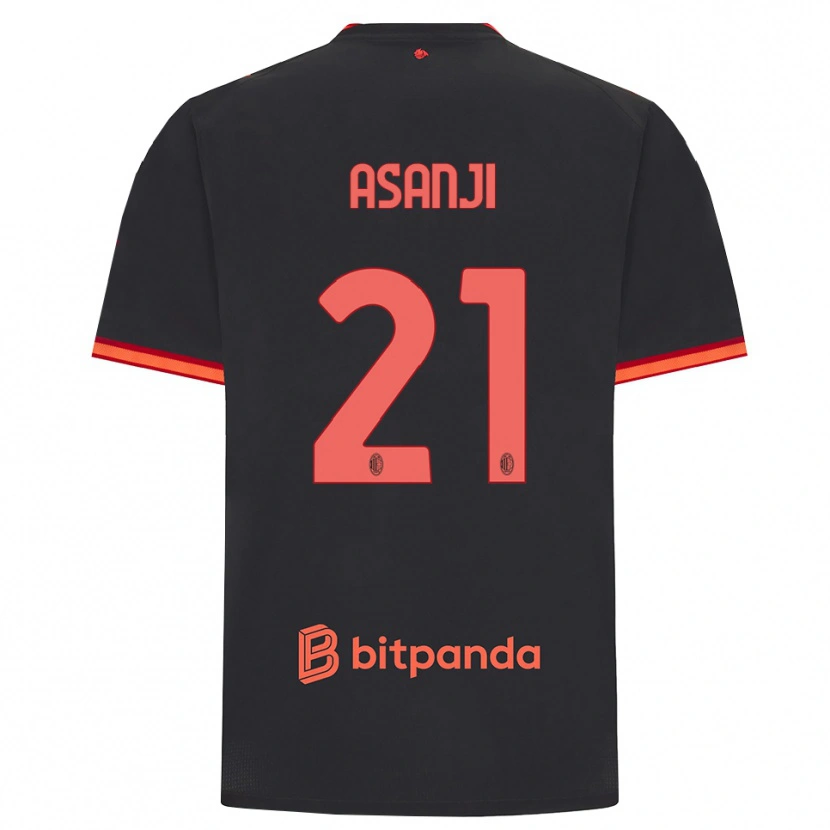 Danxen Mujer Camiseta Levis Asanji #21 Rojo Negro Equipación Tercera 2026/27 La Camisa México