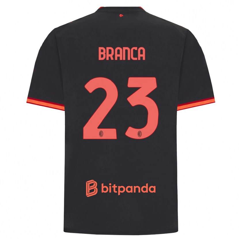 Danxen Mujer Camiseta Simone Branca #23 Rojo Negro Equipación Tercera 2026/27 La Camisa México