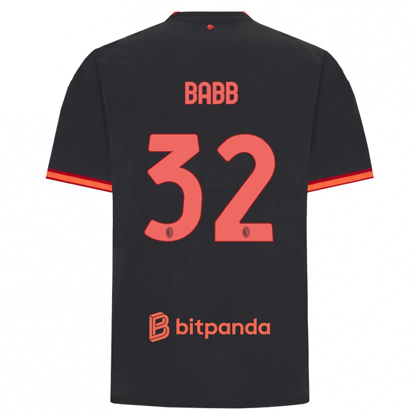 Danxen Mujer Camiseta Selena Delia Babb #32 Rojo Negro Equipación Tercera 2026/27 La Camisa México