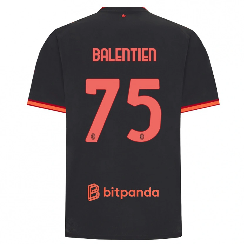 Danxen Mujer Camiseta Cheveyo Balentien #75 Rojo Negro Equipación Tercera 2026/27 La Camisa México