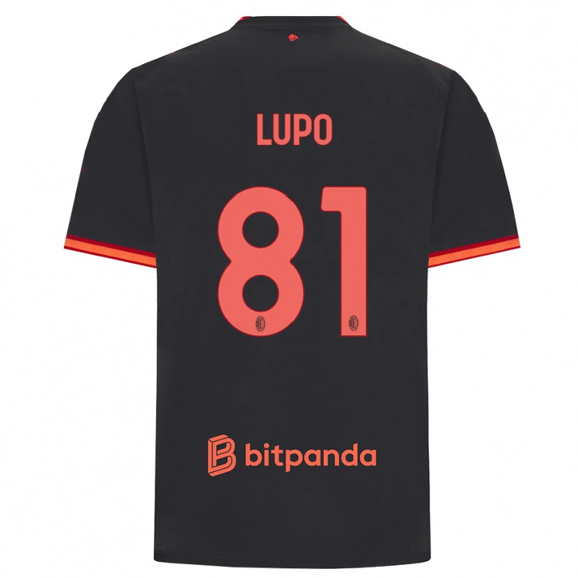 Danxen Mujer Camiseta Simone Lupo #81 Rojo Negro Equipación Tercera 2026/27 La Camisa México