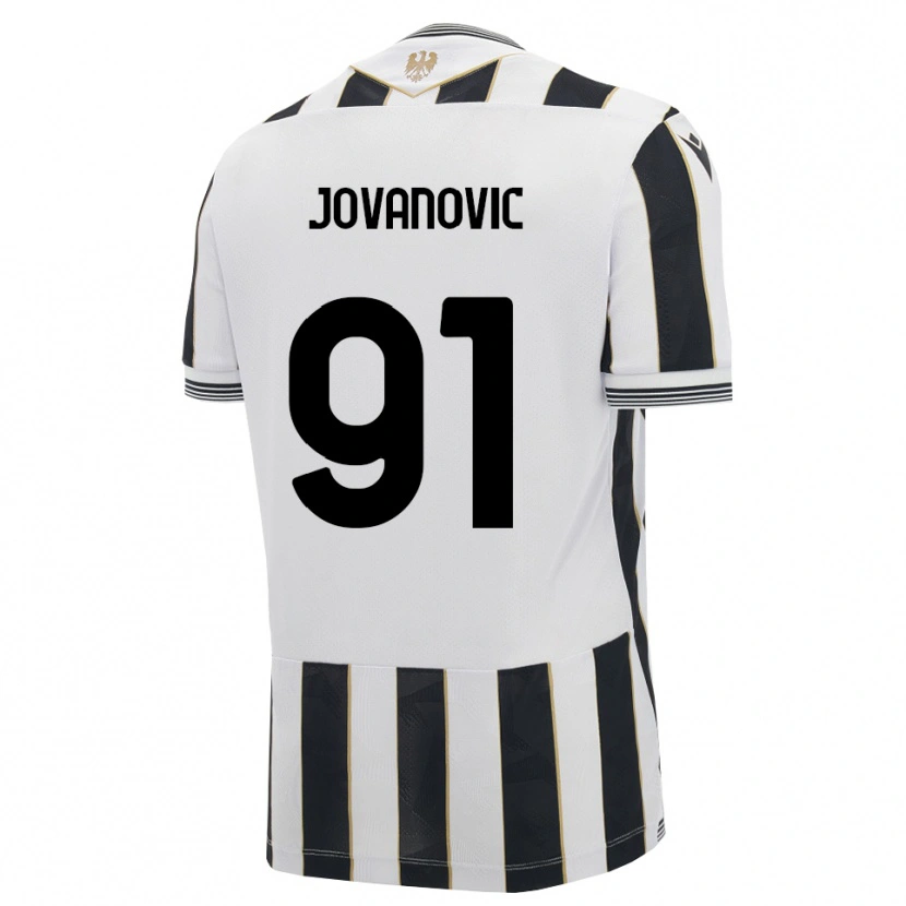 Danxen Mujer Camiseta Lazar Jovanovic #91 Negro Blanco Rosa 1ª Equipación 2026/27 La Camisa México