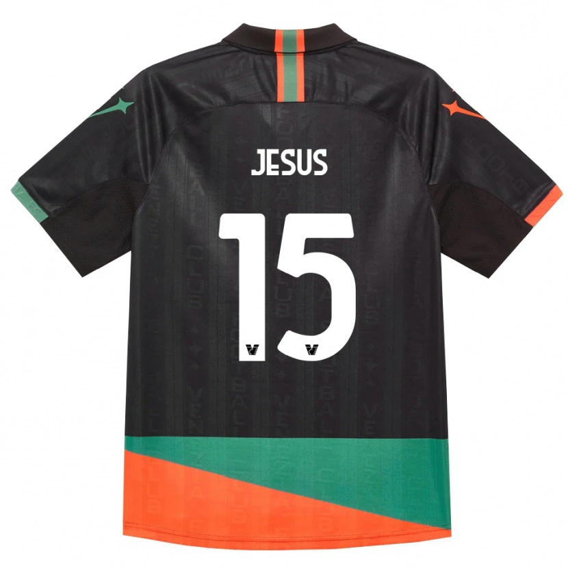 Danxen Niño Camiseta Juan Jesus #15 Negro Naranja Verde 1ª Equipación 2026/27 La Camisa México