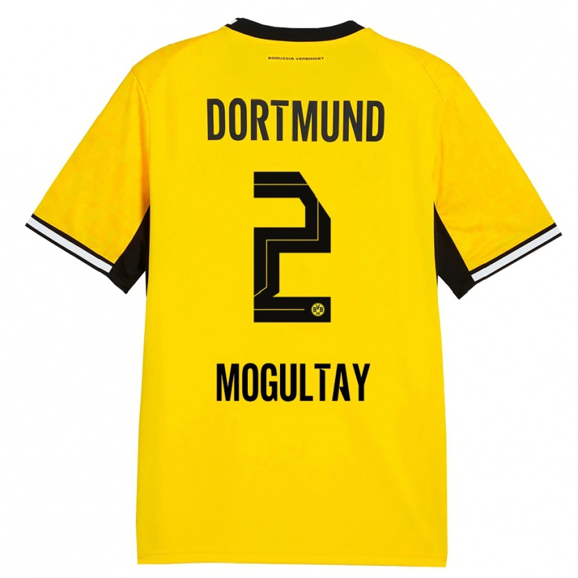 Danxen Niño Camiseta Baran Mogultay #2 Amarillo Negro Blanco 1ª Equipación 2026/27 La Camisa México