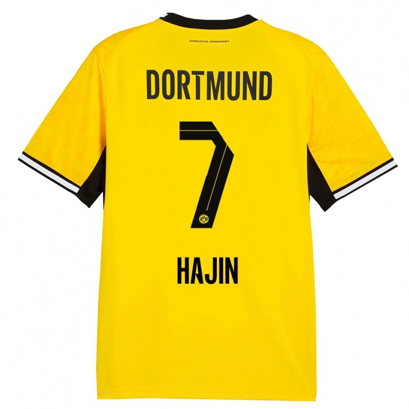 Danxen Niño Camiseta So Hajin #7 Amarillo Negro Blanco 1ª Equipación 2026/27 La Camisa México