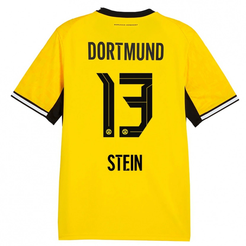 Danxen Niño Camiseta Daniel Stein #13 Amarillo Negro Blanco 1ª Equipación 2026/27 La Camisa México