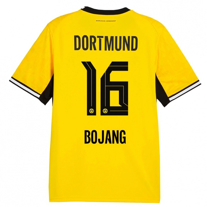 Danxen Niño Camiseta Tim-Bakary Bojang #16 Amarillo Negro Blanco 1ª Equipación 2026/27 La Camisa México