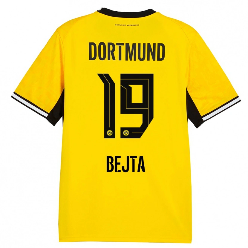 Danxen Niño Camiseta Adriano Bejta #19 Amarillo Negro Blanco 1ª Equipación 2026/27 La Camisa México