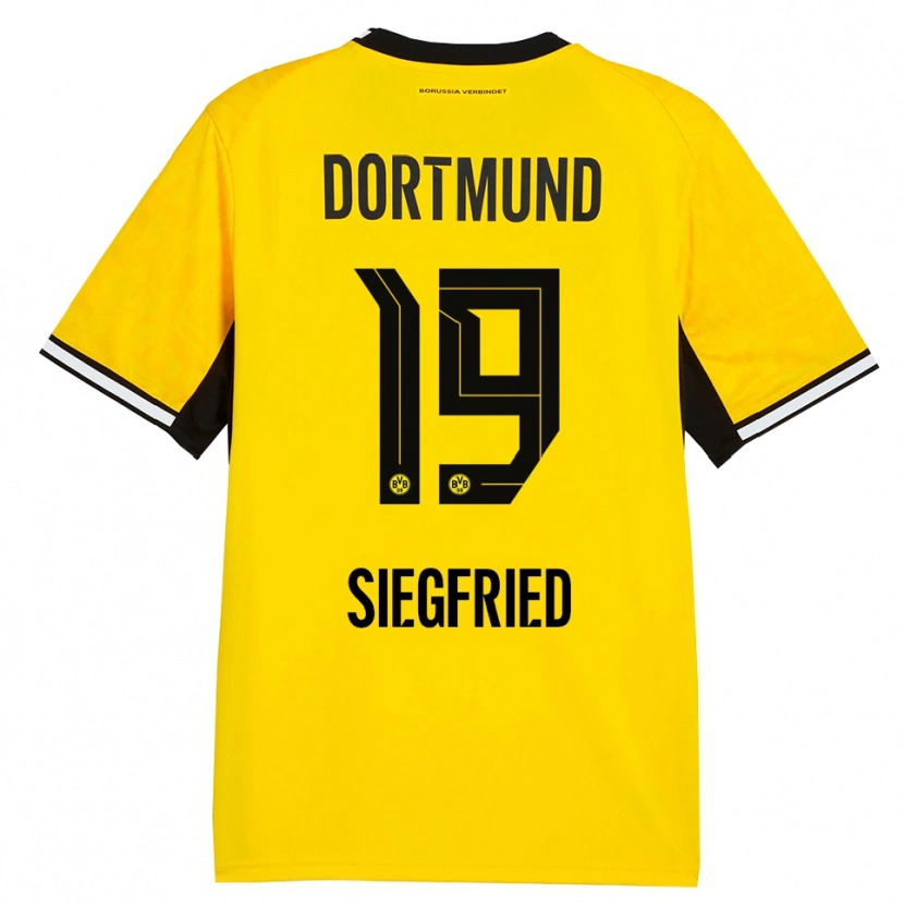 Danxen Niño Camiseta Janz Siegfried #19 Amarillo Negro Blanco 1ª Equipación 2026/27 La Camisa México