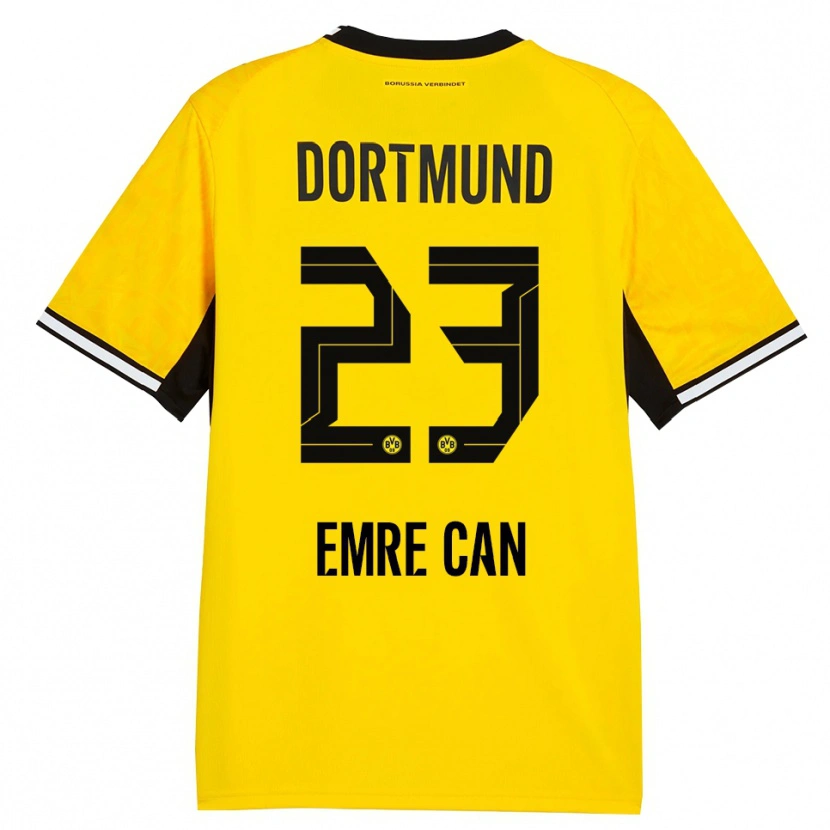 Danxen Niño Camiseta Emre Can #23 Amarillo Negro Blanco 1ª Equipación 2026/27 La Camisa México