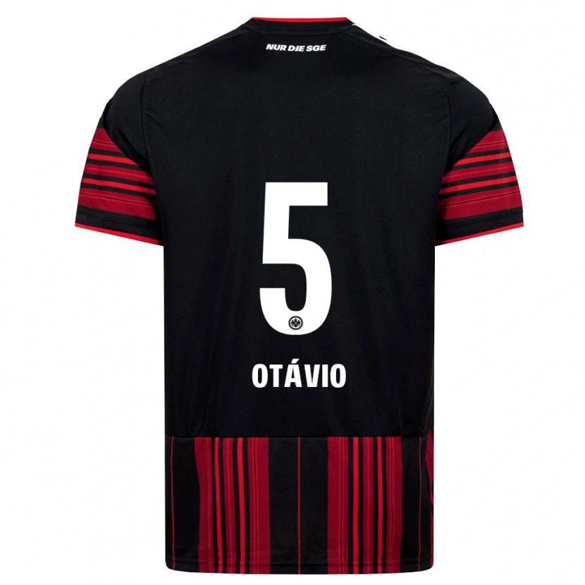 Danxen Niño Camiseta Otávio Manoel Galdino Fernandes #5 Negro Rojo Blanco 1ª Equipación 2026/27 La Camisa México