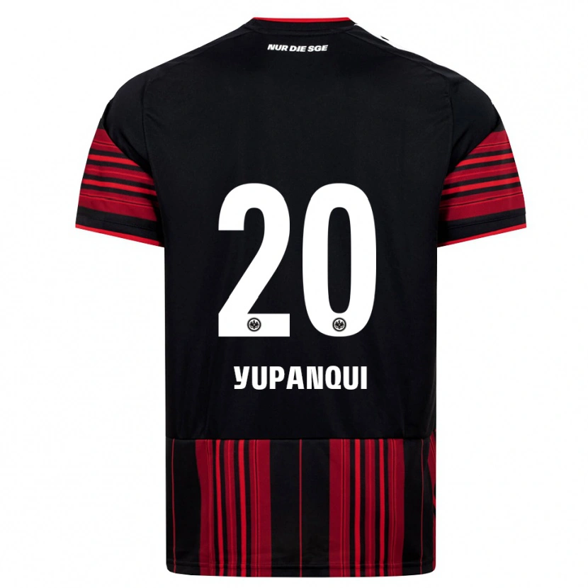 Danxen Niño Camiseta Philipp Eisele Yupanqui #20 Negro Rojo Blanco 1ª Equipación 2026/27 La Camisa México