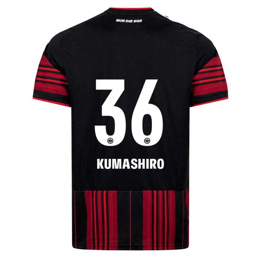 Danxen Niño Camiseta Keito Kumashiro #36 Negro Rojo Blanco 1ª Equipación 2026/27 La Camisa México