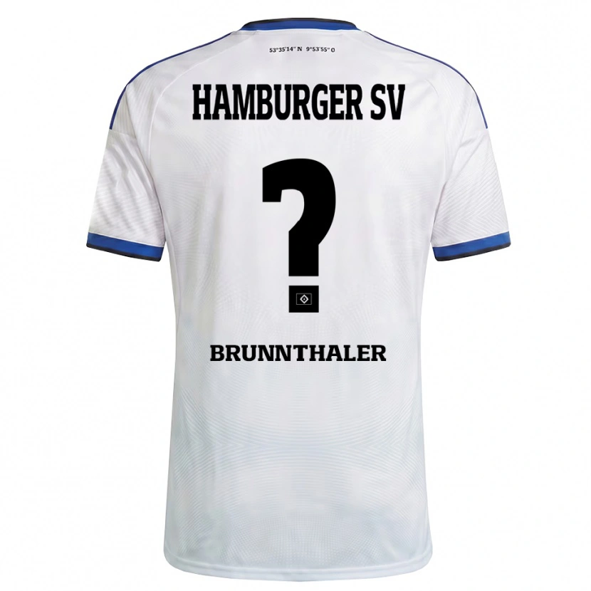 Danxen Niño Camiseta Melanie Brunnthaler #0 Blanco Negro Azul 1ª Equipación 2026/27 La Camisa México