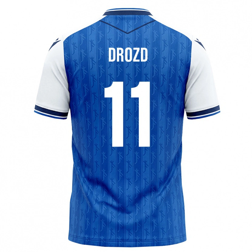 Danxen Niño Camiseta Nikita Drozd #11 Azul Real Blanco 1ª Equipación 2026/27 La Camisa México