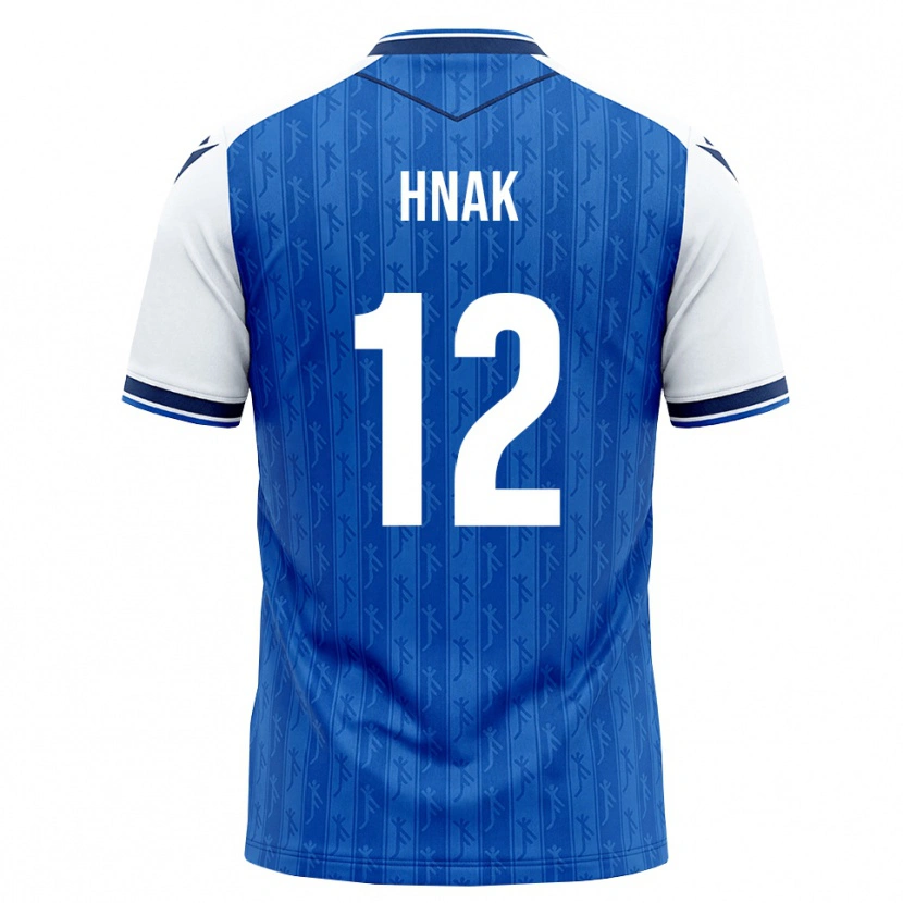 Danxen Niño Camiseta Anwar Hnak #12 Azul Real Blanco 1ª Equipación 2026/27 La Camisa México