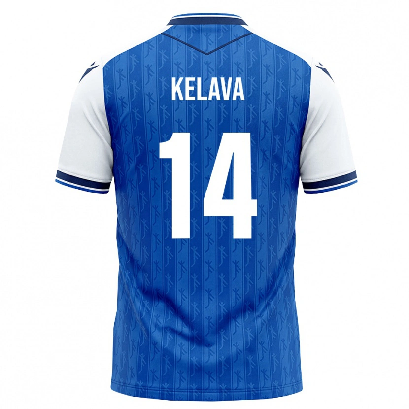 Danxen Niño Camiseta Luka Kelava #14 Azul Real Blanco 1ª Equipación 2026/27 La Camisa México