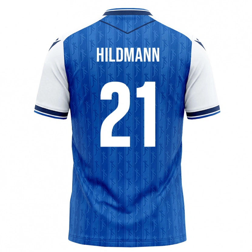 Danxen Niño Camiseta Timo Hildmann #21 Azul Real Blanco 1ª Equipación 2026/27 La Camisa México