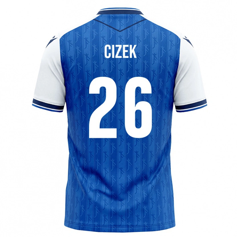 Danxen Niño Camiseta Krystof Cizek #26 Azul Real Blanco 1ª Equipación 2026/27 La Camisa México