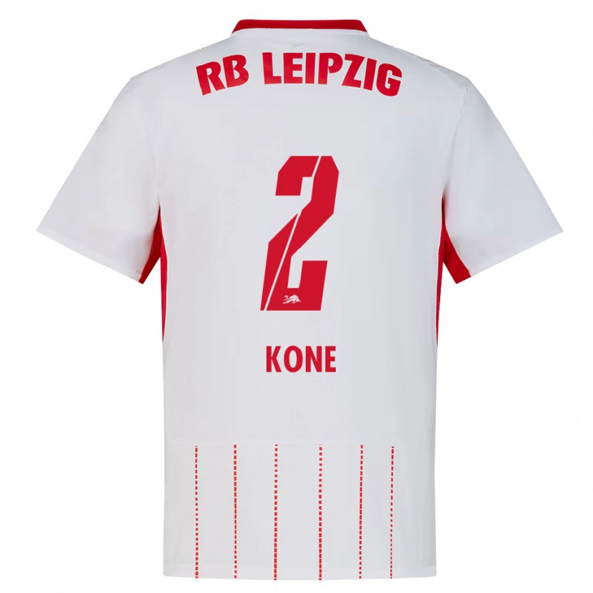 Danxen Niño Camiseta Abdoul Koné #2 Rojo Blanco Amarillo 1ª Equipación 2026/27 La Camisa México