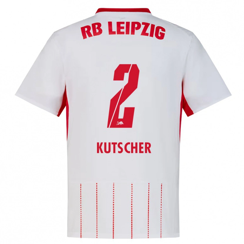 Danxen Niño Camiseta Matthes Kutscher #2 Rojo Blanco Amarillo 1ª Equipación 2026/27 La Camisa México