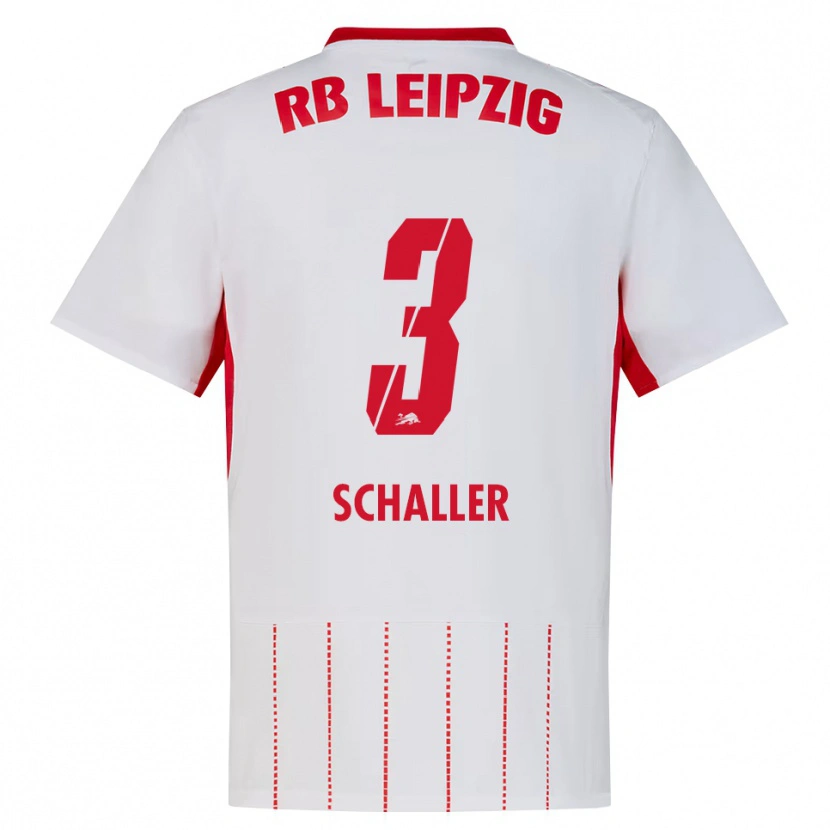 Danxen Niño Camiseta Josefine Schaller #3 Rojo Blanco Amarillo 1ª Equipación 2026/27 La Camisa México