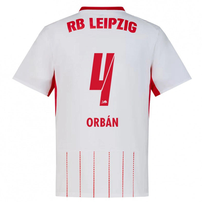 Danxen Niño Camiseta Willi Orbán #4 Rojo Blanco Amarillo 1ª Equipación 2026/27 La Camisa México