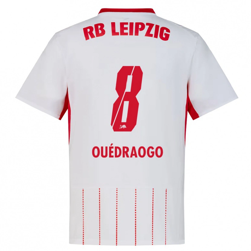Danxen Niño Camiseta Assan Ouédraogo #8 Rojo Blanco Amarillo 1ª Equipación 2026/27 La Camisa México