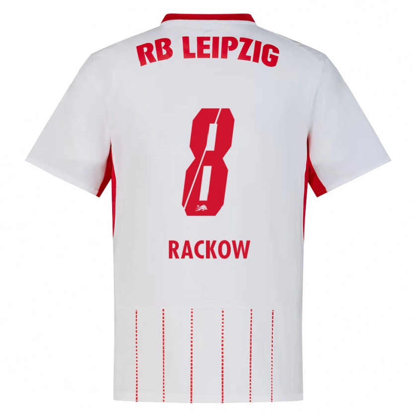Danxen Niño Camiseta Gianna Rackow #8 Rojo Blanco Amarillo 1ª Equipación 2026/27 La Camisa México