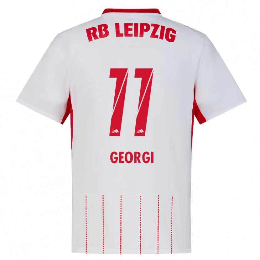 Danxen Niño Camiseta Fyn Georgi #11 Rojo Blanco Amarillo 1ª Equipación 2026/27 La Camisa México