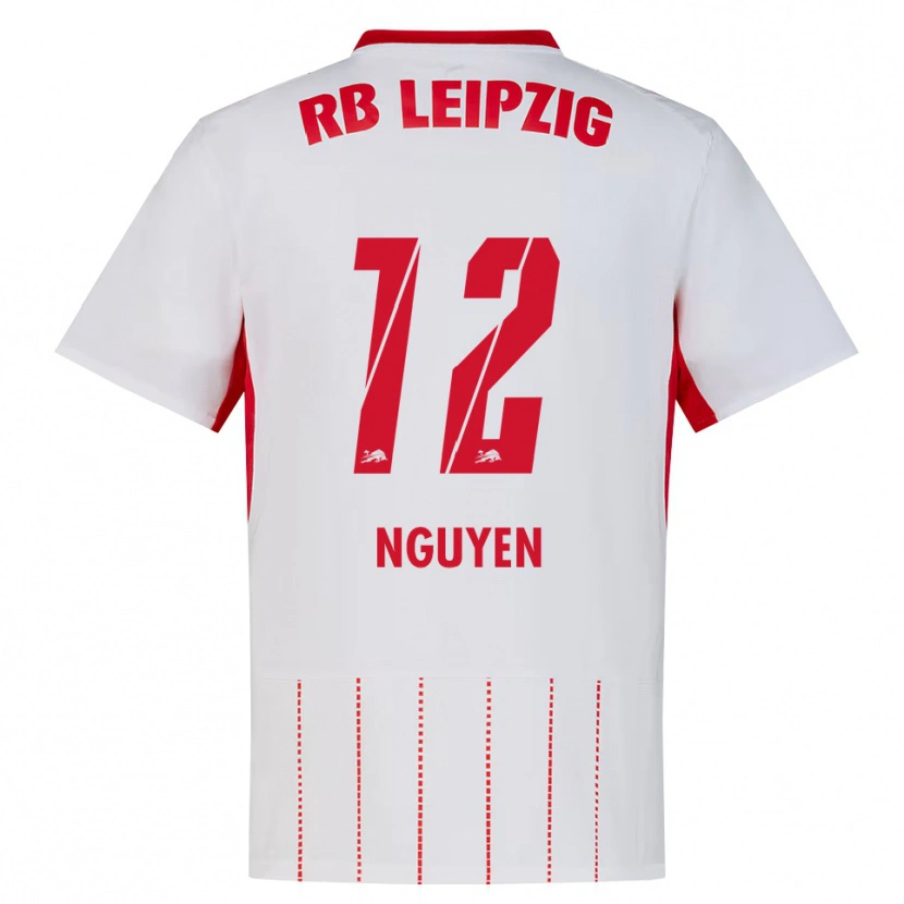 Danxen Niño Camiseta Vu Nguyen #12 Rojo Blanco Amarillo 1ª Equipación 2026/27 La Camisa México