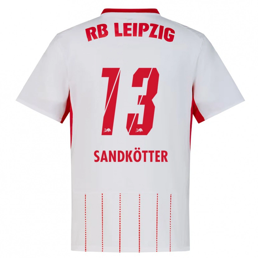 Danxen Niño Camiseta Constantin Sandkötter #13 Rojo Blanco Amarillo 1ª Equipación 2026/27 La Camisa México