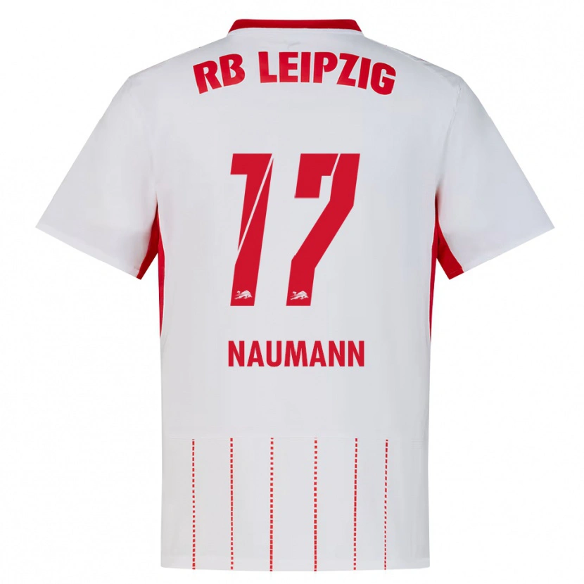 Danxen Niño Camiseta Carlos Naumann #17 Rojo Blanco Amarillo 1ª Equipación 2026/27 La Camisa México