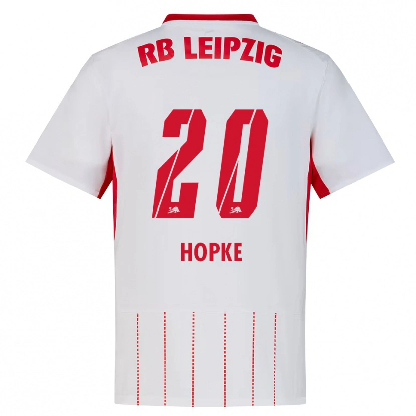 Danxen Niño Camiseta Hannes Hopke #20 Rojo Blanco Amarillo 1ª Equipación 2026/27 La Camisa México