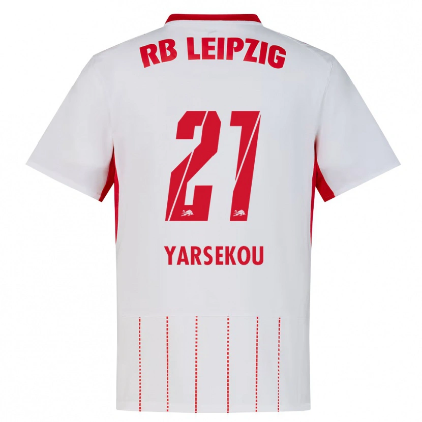 Danxen Niño Camiseta Dilane Yarsekou #21 Rojo Blanco Amarillo 1ª Equipación 2026/27 La Camisa México