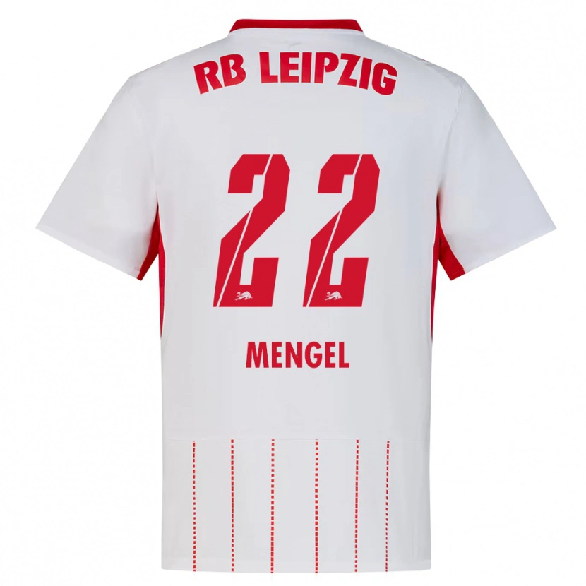 Danxen Niño Camiseta Luca Mengel #22 Rojo Blanco Amarillo 1ª Equipación 2026/27 La Camisa México