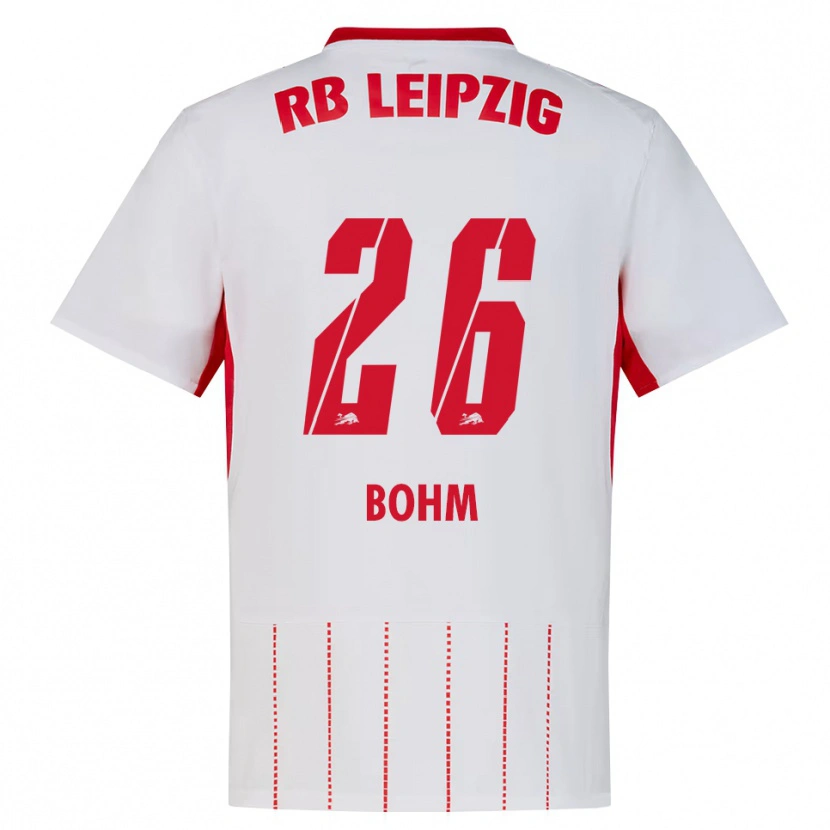 Danxen Niño Camiseta Pepe Böhm #26 Rojo Blanco Amarillo 1ª Equipación 2026/27 La Camisa México