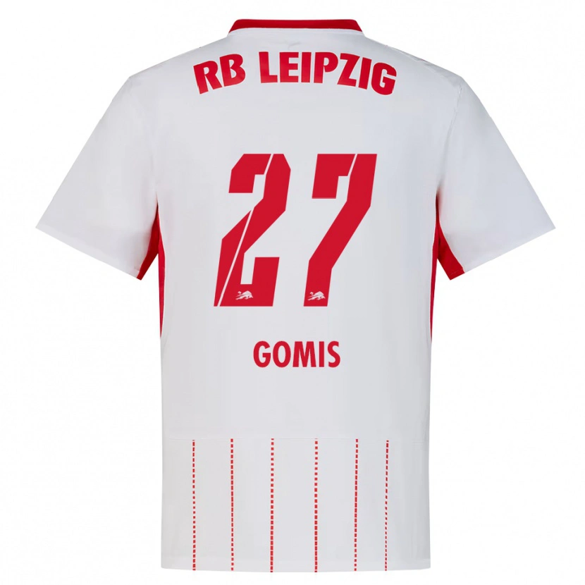 Danxen Niño Camiseta Tidiam Gomis #27 Rojo Blanco Amarillo 1ª Equipación 2026/27 La Camisa México